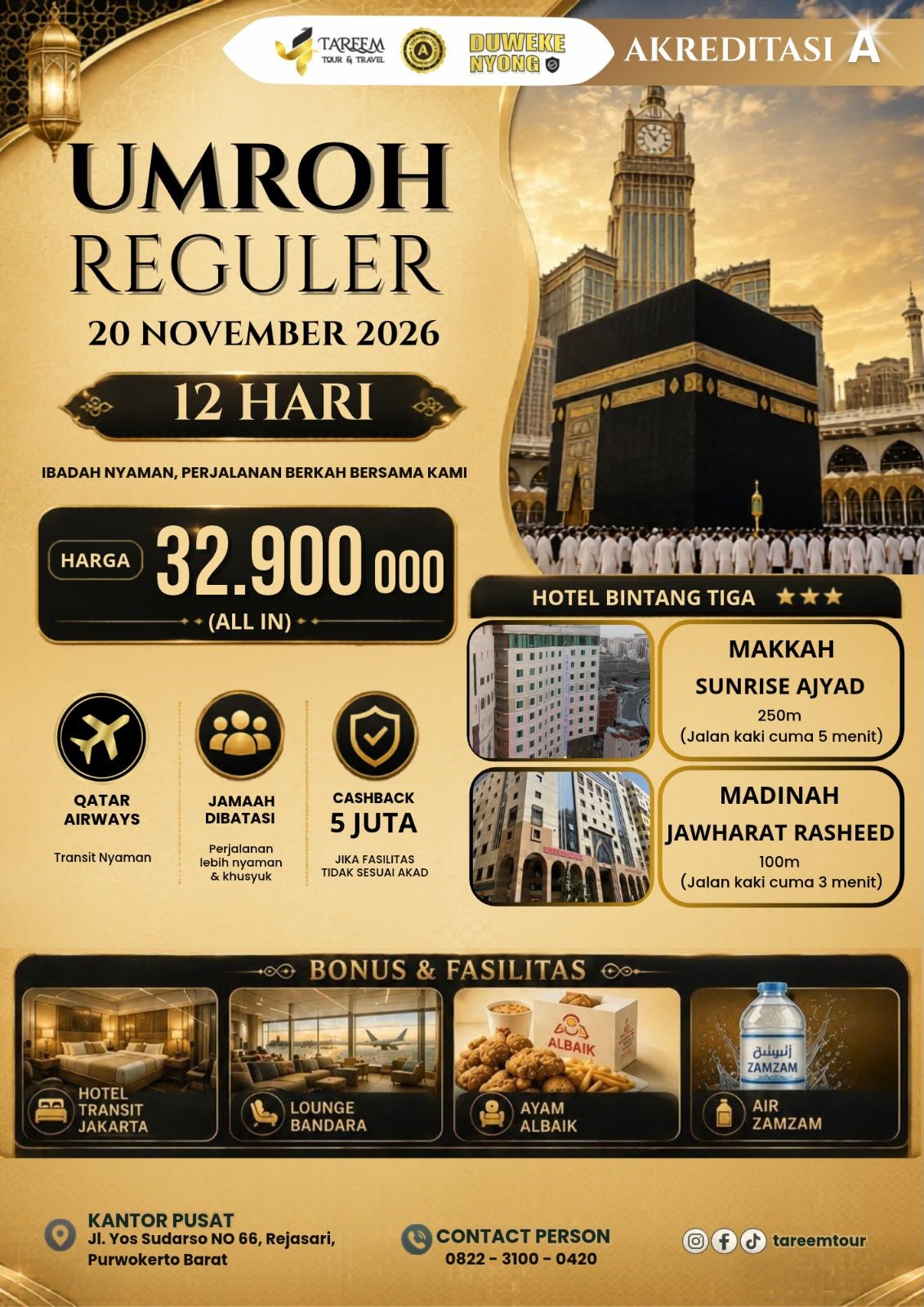 UMRAH 12 HARI NOVEMBER