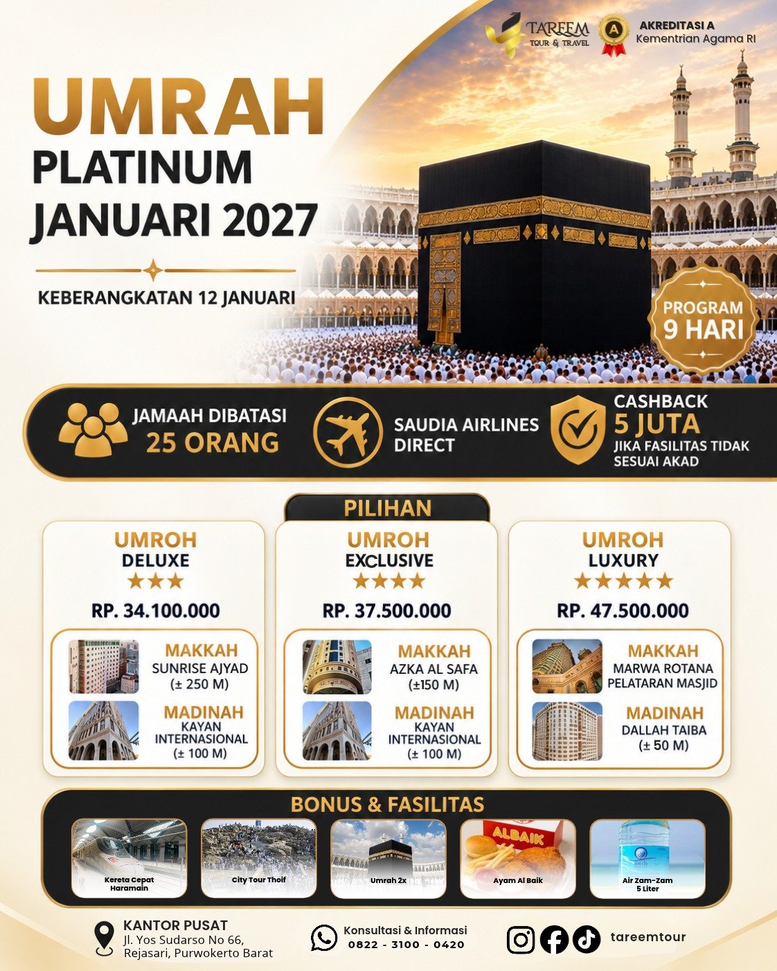 UMRAH PLATINUM JANUARI