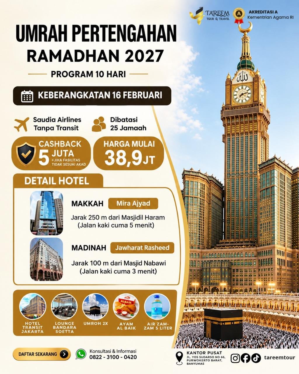UMRAH PERTENGAHAN RAMADHAN