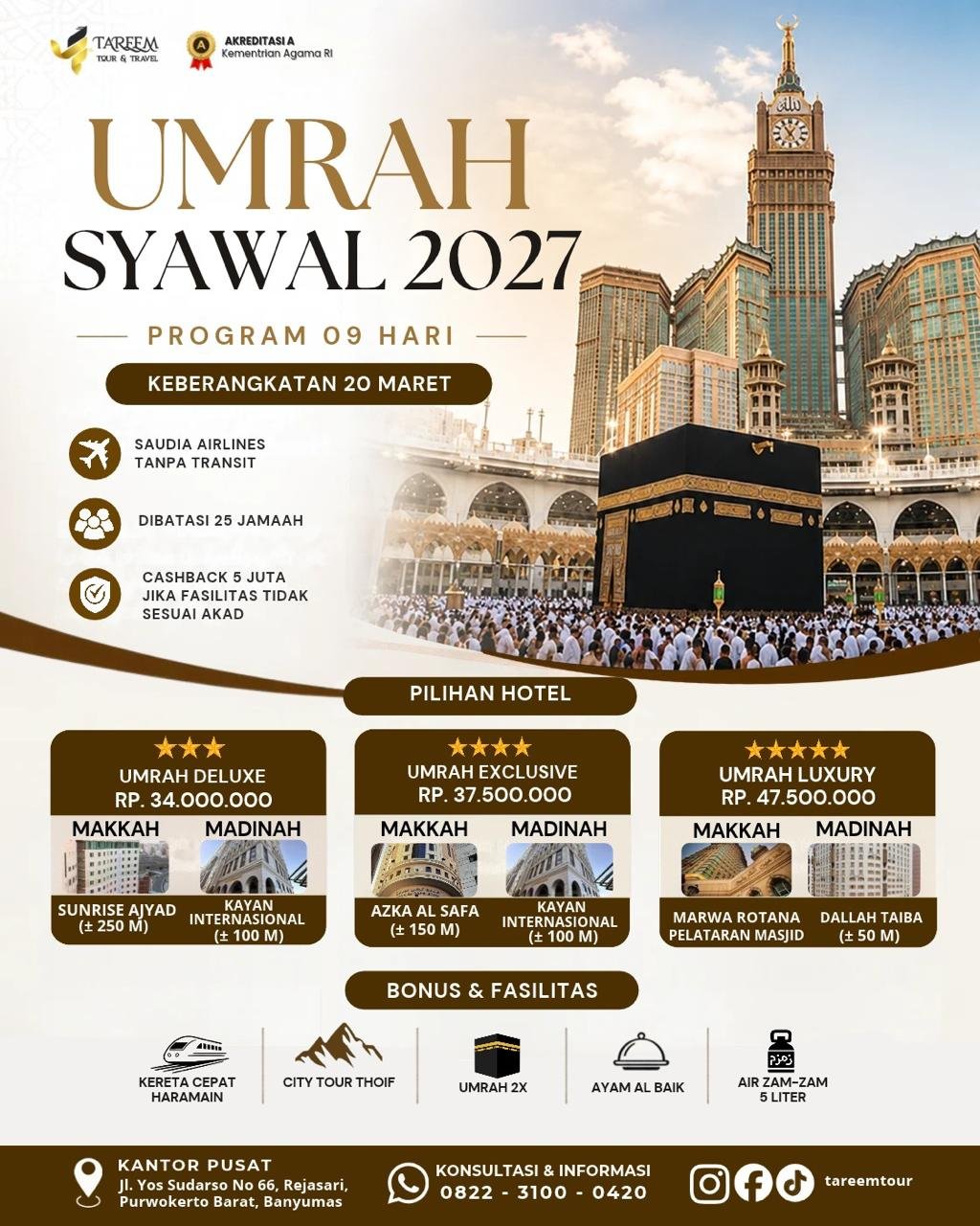 UMRAH SYAWAL 2027